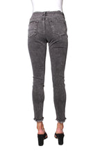 Load image into Gallery viewer, Women&#39;s High Waisted Distress Frayed Jeans
