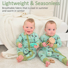 Load image into Gallery viewer, Golf A Round Baby Bamboo Pajamas, 2 Way Zipper Baby Romper
