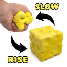 Load image into Gallery viewer, Fun Doh Slow Rise Cheese Squishies
