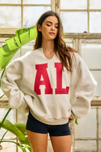 Load image into Gallery viewer, Alabama/AL Reversible Oversized Pullover
