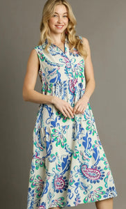 Paisley Print Umgee Dress