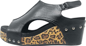 Corkys Carley Black Leopard