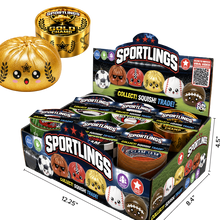 Load image into Gallery viewer, Fun Doh Sports Dumpling Squishy Fidget Toy - 12/Display
