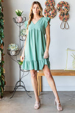 Load image into Gallery viewer, Summer Staple! SOLID BABYDOLL MINI DRESS
