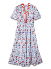 Load image into Gallery viewer, Americana--Simply Southern Red/White/Blue Maxi Dress
