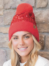 Load image into Gallery viewer, Simply Southern Sequin Beanie
