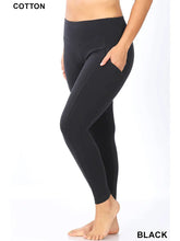 Load image into Gallery viewer, Plus Size Wide Waistband Leggings with Pockets
