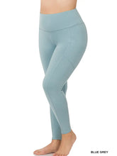 Load image into Gallery viewer, Plus Size Wide Waistband Leggings with Pockets
