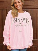 Load image into Gallery viewer, Simply Southern Crew Neck--Jesus--Tutu
