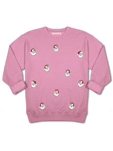 Simply Southern Holiday Crew--Santa -- Bubble Gum (Pink)