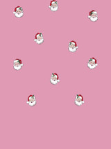 Simply Southern Holiday Crew--Santa -- Bubble Gum (Pink)
