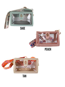 Simply Southern PU Leather Clear Crossbody