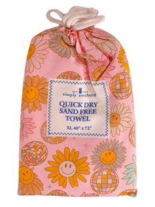 Simply Southern Quick Dry Reversible Beach Towel