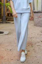 Load image into Gallery viewer, Frost Blue-Cropped Wide Leg Rae Mode Scuba Pant
