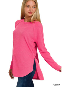 Melage Baby Waffle Long Sleeve Top