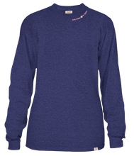 Load image into Gallery viewer, Simply Southern Long Sleeve Tee--Happiness--Denim Heather
