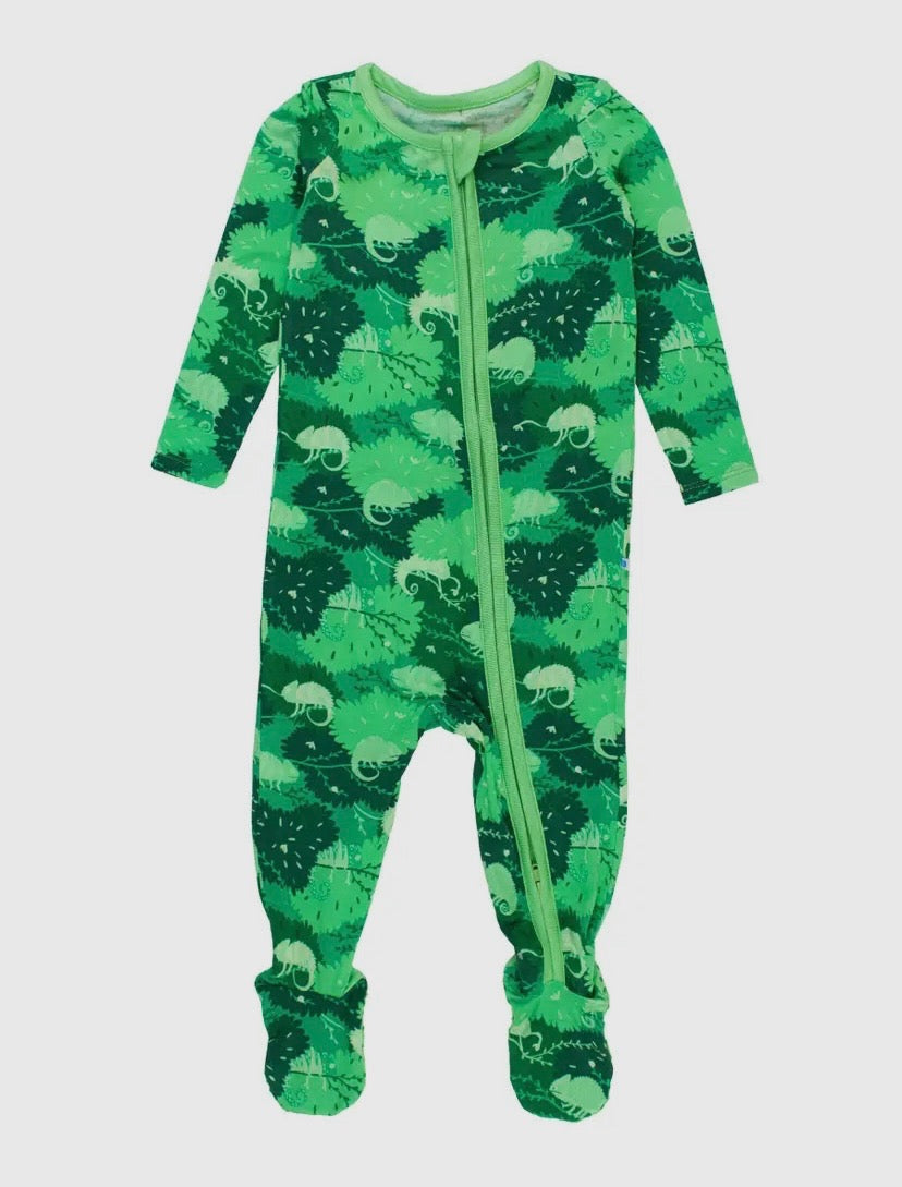 Boys Camo Chameleon Bamboo Viscose Long Sleeve Pajama Set