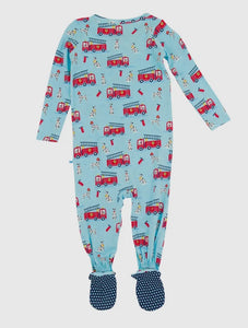 Paws To The Rescue - Bamboo Footed Pajamas