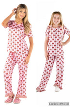 Load image into Gallery viewer, Simply Southern Holiday Lily Pajama/PJ/Lounge Set--Bow
