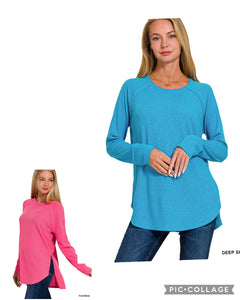 Melage Baby Waffle Long Sleeve Top