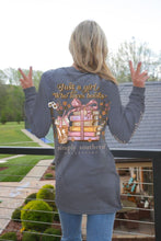 Load image into Gallery viewer, Simply Southern Long Sleeve Tee--Books--Heather Charcoal
