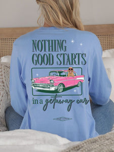 Simply Southern Long Sleeve Tee--Doodle Car--Vista