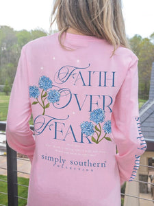 Simply  Southern Long Sleeve Tee--Faith--Candy