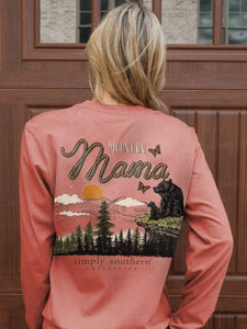 Simply Southern Long Sleeve Tee--MTNMAMA--Rouge