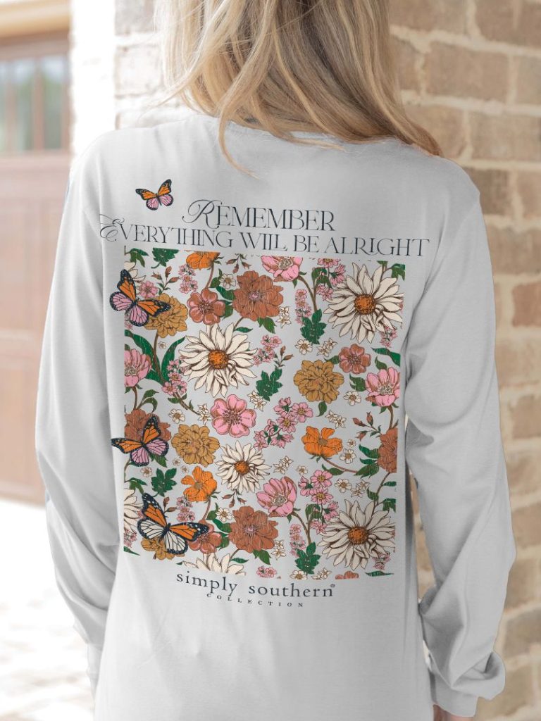 Simply Southern Long Sleeve Tee--Remember--Whitewater