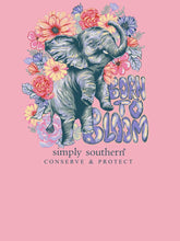 Load image into Gallery viewer, Simply Southern Long Sleeve Tracking Tee--Bloom--Candy
