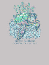 Load image into Gallery viewer, Simply Southern Long Sleeve Turtle Tracking Tee--Grow--Whitewtr
