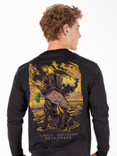 Load image into Gallery viewer, Simply Southern Men&#39;s Long Sleeve Tee--SwampDog--Black
