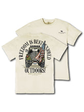Load image into Gallery viewer, Simply Southern Men's  Short Sleeve T-Shirt-- Freedom--Bone
