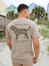 Load image into Gallery viewer, Men&#39;s Simply Southern Short Sleeve Tee--CAMODOG--Sand
