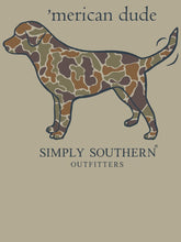 Load image into Gallery viewer, Men&#39;s Simply Southern Short Sleeve Tee--CAMODOG--Sand
