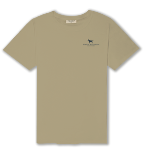 Men's Simply Southern Short Sleeve Tee--CAMODOG--Sand