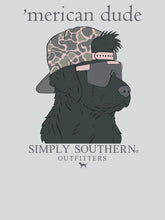 Load image into Gallery viewer, Simply Southern Men&#39;s Short Sleeve Tee--Dude--White Water

