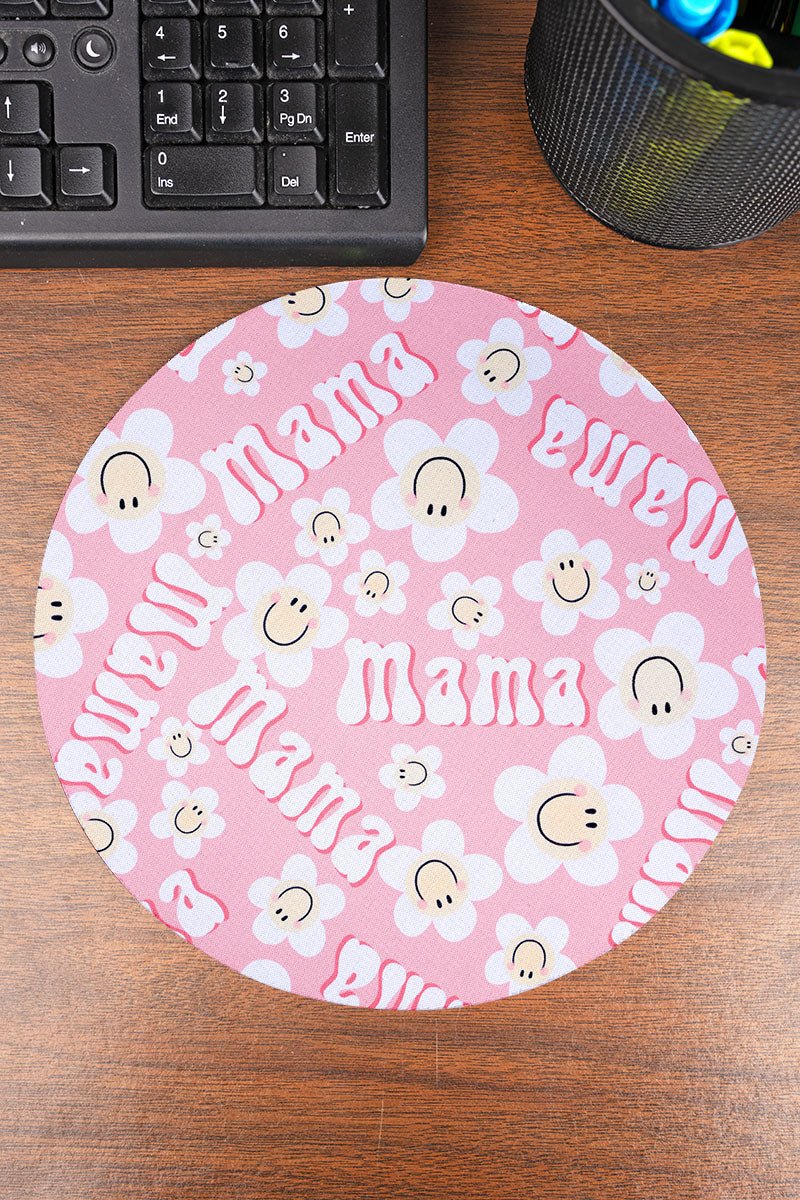Groovy Mama Round Mousepad