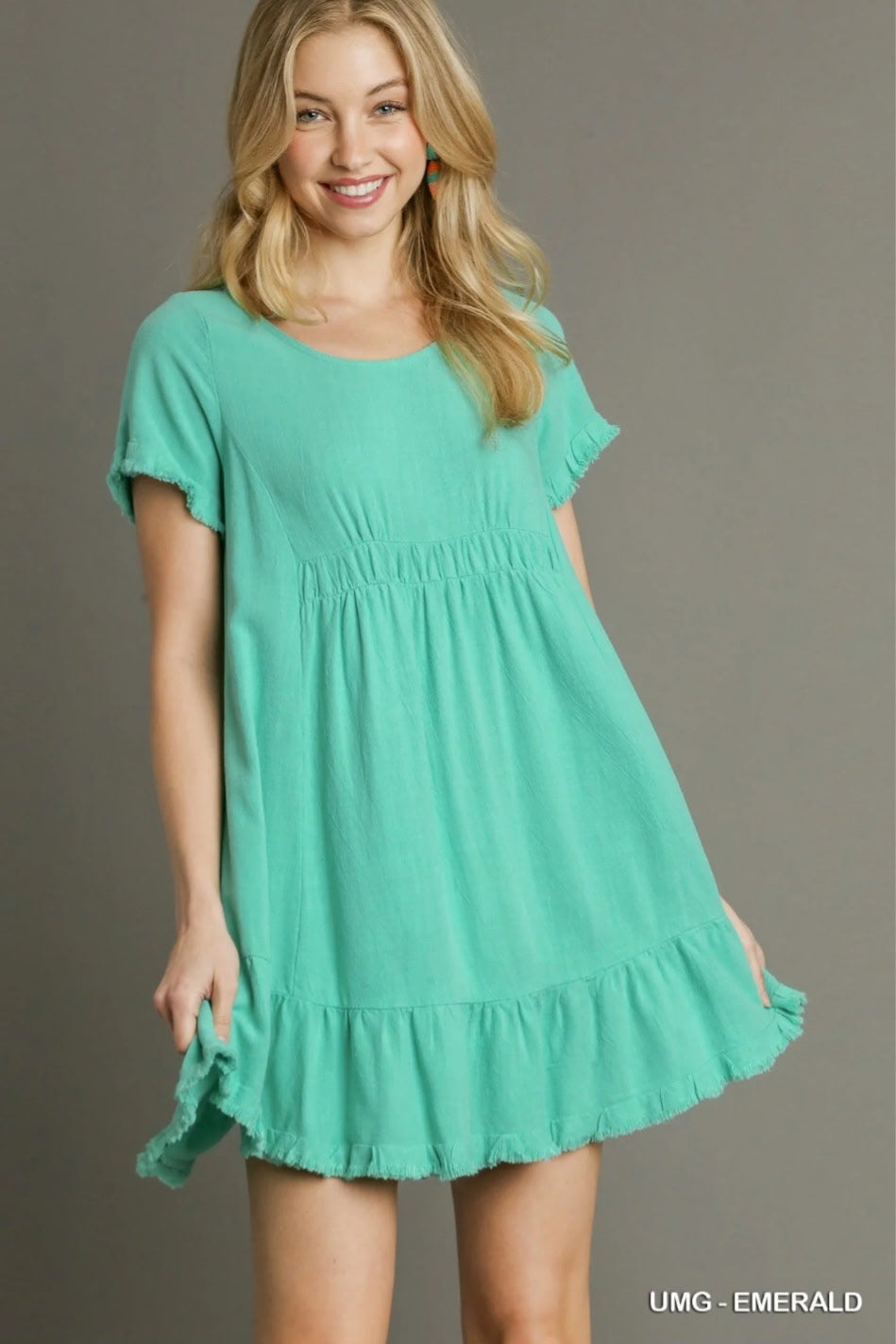 Umgee Emerald Green Dress