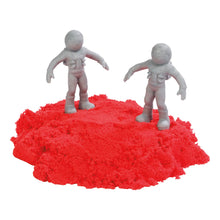 Load image into Gallery viewer, Mars Dirt &amp; Moon Dust Kinetic Sand with Space Figurine
