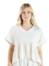 Load image into Gallery viewer, Simply Southern Corded Ruffle Top
