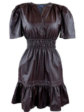 Load image into Gallery viewer, Simply Southern PU Leather Dress--Black
