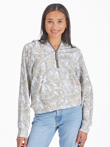 Simply Southern Alara Hoodie Pullover--Camo White