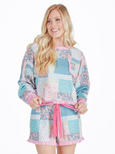 Load image into Gallery viewer, Simply Southern Ruffle PJ/Lounge Set--Quilted Pattern
