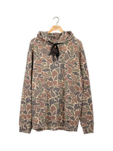 Load image into Gallery viewer, Men's Thermal Waffle Weave Hoodie--Dark Camo Print
