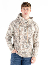 Load image into Gallery viewer, Men's Thermal Waffle Weave Hoodie--Light Camo Print
