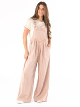 Load image into Gallery viewer, Simply Southern Mineral Wash Overall--Fawn (Tan)
