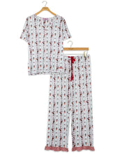 Load image into Gallery viewer, Simply Southern Holiday Lily Pajama/PJ/Lounge Set--All Over Christmas Print
