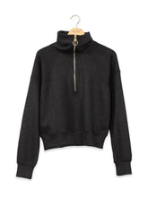 Load image into Gallery viewer, Simply Southern "Violet" Half Zip Lounge Top-Black
