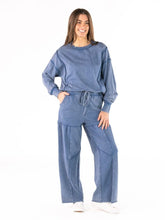 Load image into Gallery viewer, Simply Southern Mineral Wash Pant--Blue
